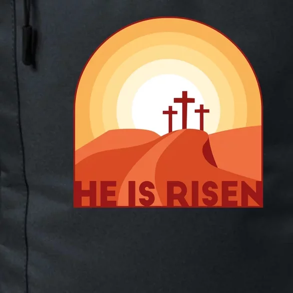 He Is Risen Sunset Jesus Christian Daily Commute Backpack