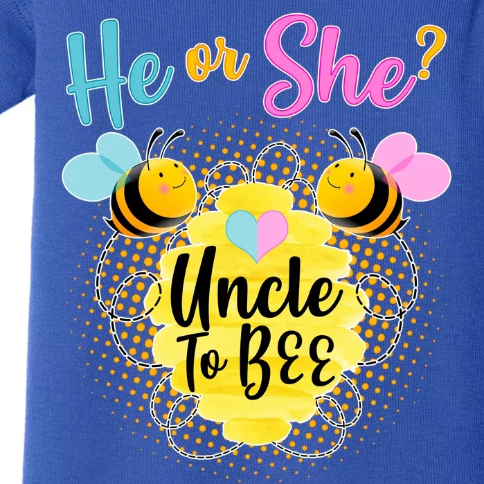 He or She? Uncle to Bee Baby Bodysuit