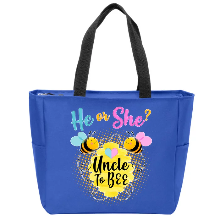 He or She? Uncle to Bee Zip Tote Bag