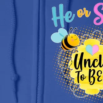 He or She? Uncle to Bee Full Zip Hoodie