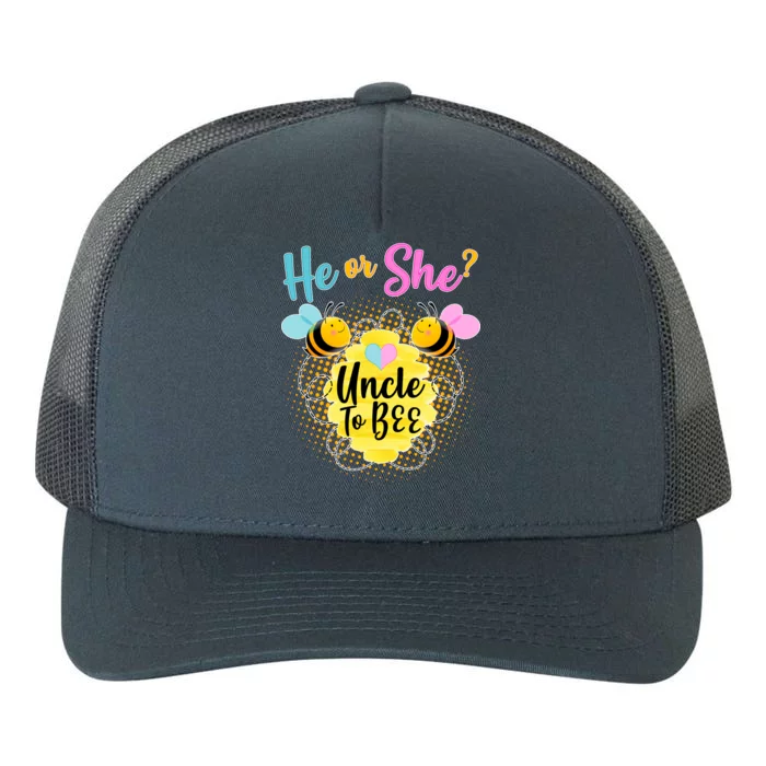 He or She? Uncle to Bee Yupoong Adult 5-Panel Trucker Hat