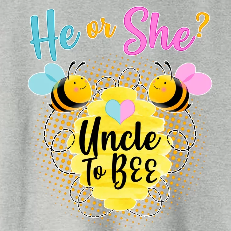 He or She? Uncle to Bee Women's Crop Top Tee