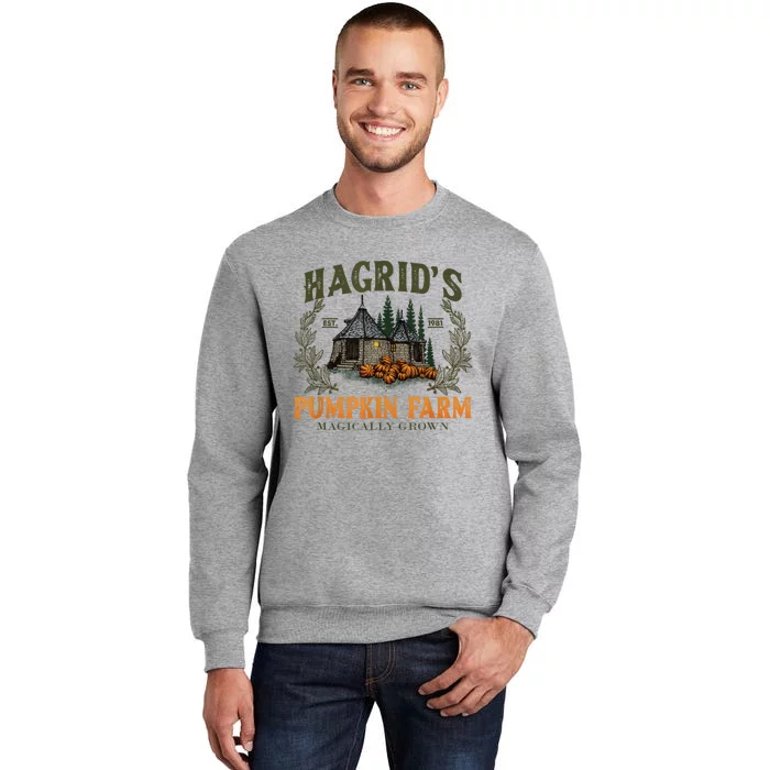 Hagrid’S Est. 1981 Pumpkin Farm Magically Grown Halloween Tall Sweatshirt