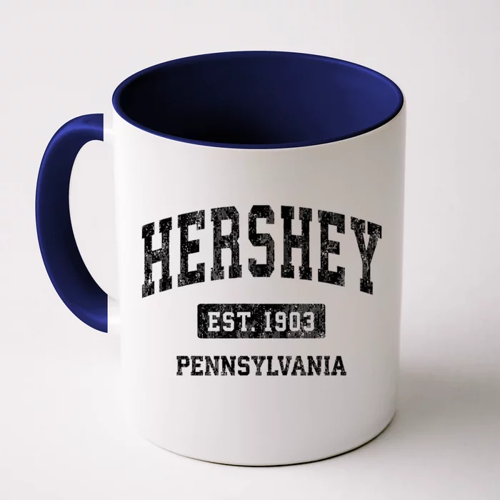 Hershey Est 1903 Pennsylvania Pa Vintage Athletic Sports Design Front & Back Coffee Mug