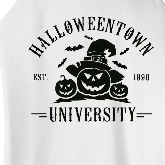 Halloween Est 1998 Pumpkin Halloween University Women’s Perfect Tri Rocker Tank