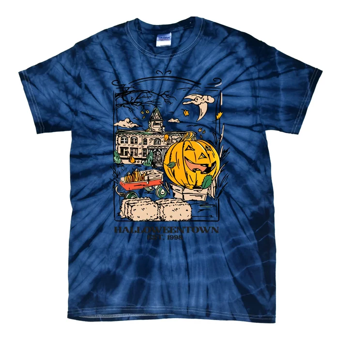 Halloweentown Est 1998 Vintage Halloween Halloweentown Tie-Dye T-Shirt