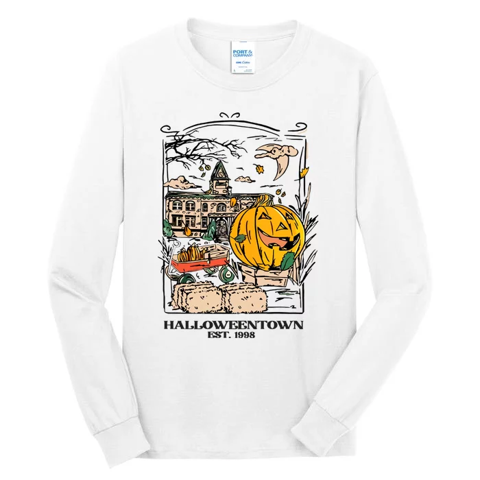 Halloweentown Est 1998 Vintage Halloween Halloweentown Tall Long Sleeve T-Shirt