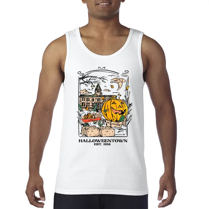 Halloweentown Est 1998 Vintage Halloween Halloweentown Tank Top