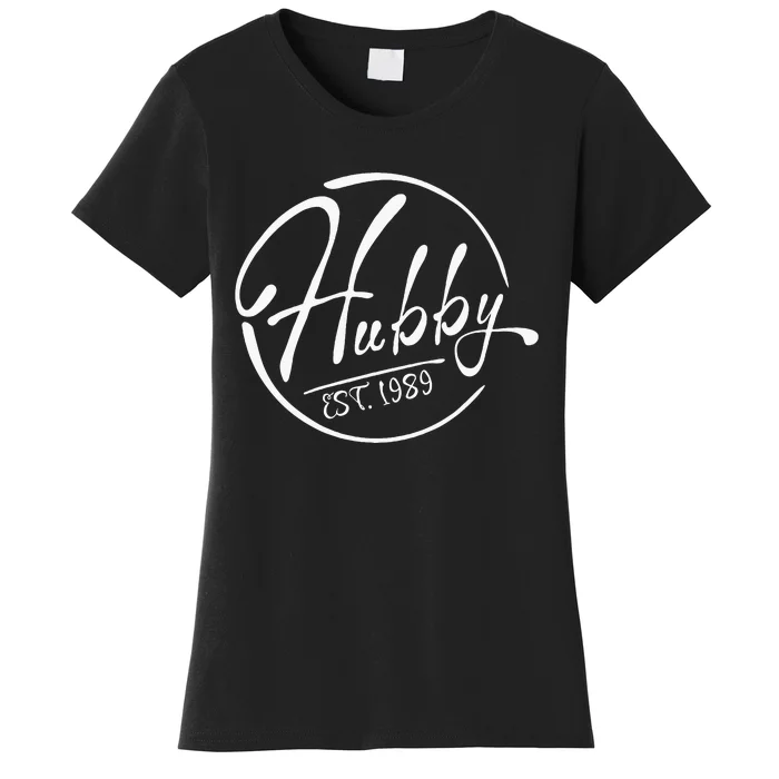 Hubby Established 1989 Wedding Anniversary Celebration Women's T-Shirt