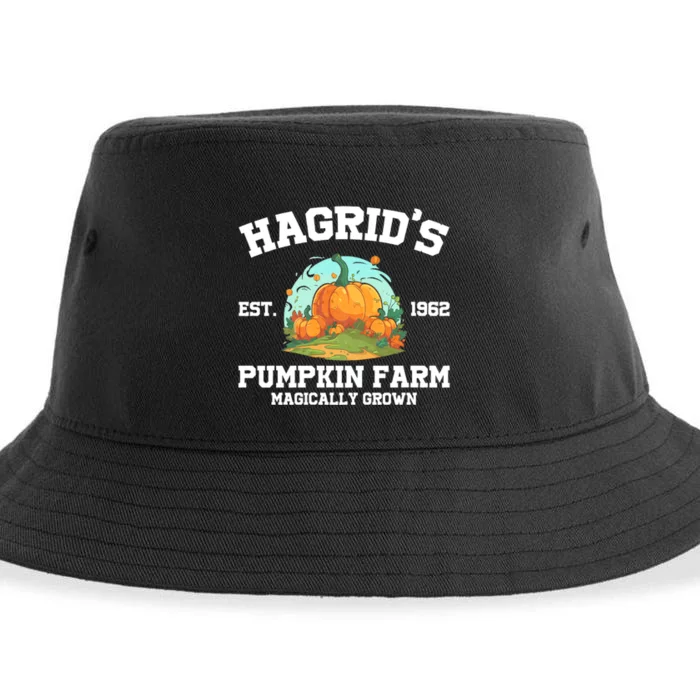 HagridS Est. 1962 Pumpkin Farm Magically Grown Halloween Sustainable Bucket Hat