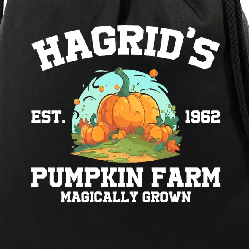 HagridS Est. 1962 Pumpkin Farm Magically Grown Halloween Drawstring Bag