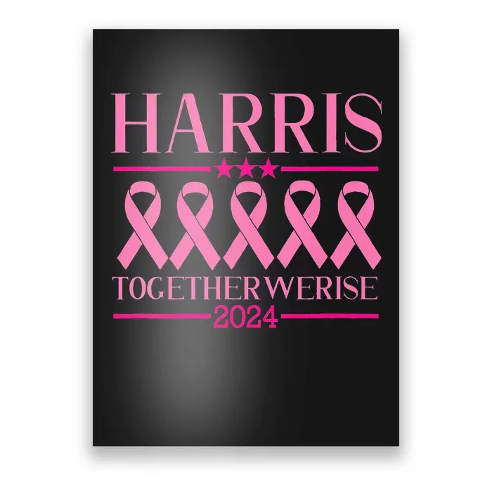 Harris Election 2024 Kamala Harris Breast Cancer Squad Poster