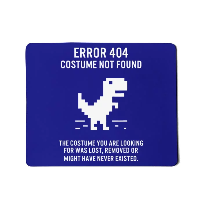 Halloween Error 404 Costume Not Found Coding Programmer Geek Mousepad