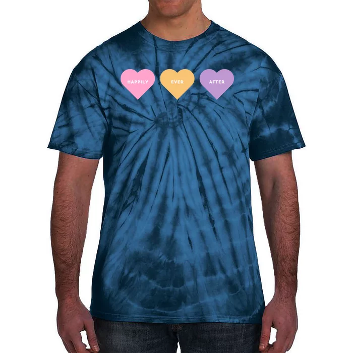 Happily Ever After Hearts Tie-Dye T-Shirt