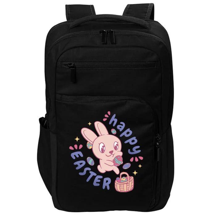 Happy Easter Adorable Bunny Impact Tech Backpack