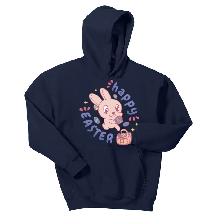 Happy Easter Adorable Bunny Kids Hoodie