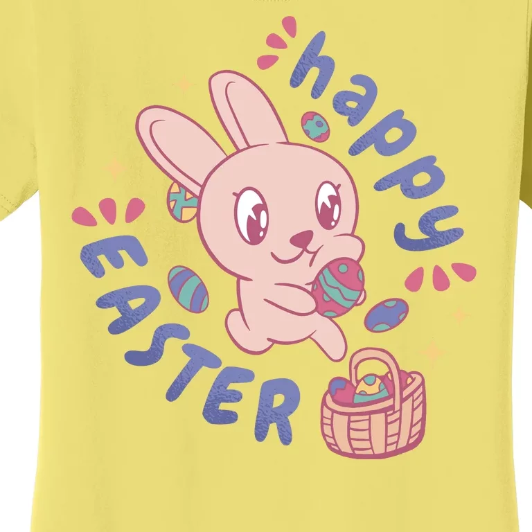 Happy Easter Adorable Bunny Women's T-Shirt