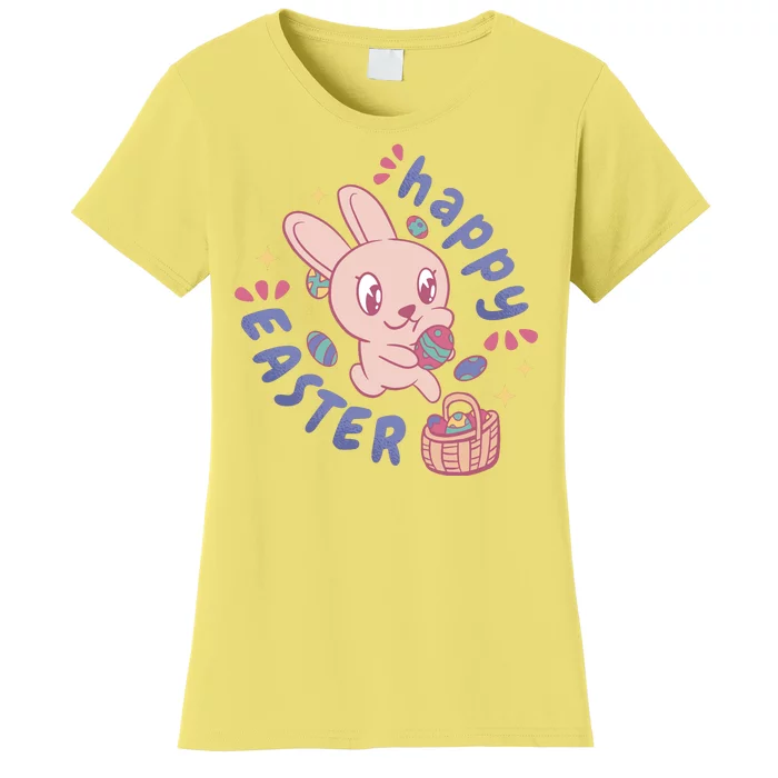 Happy Easter Adorable Bunny Women's T-Shirt