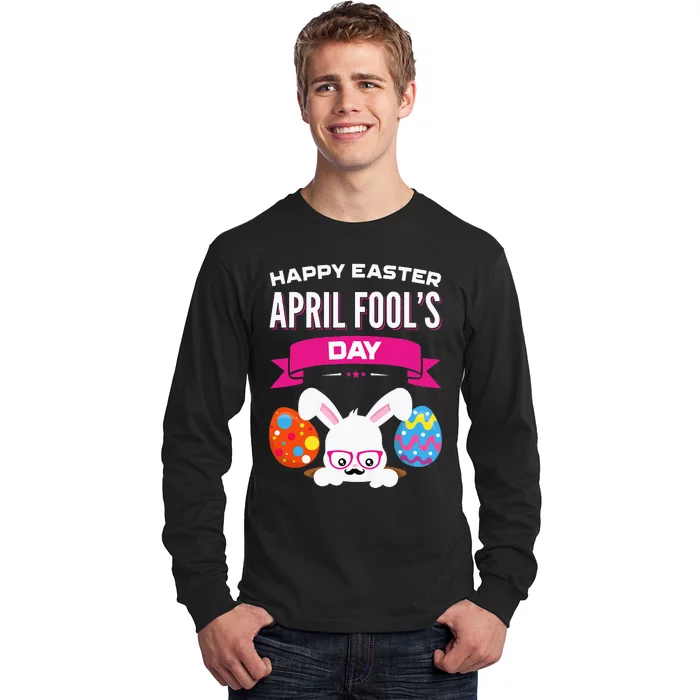 Happy Easter April Fool's Day Gift Easter 2018 Nerdy Long Sleeve Shirt