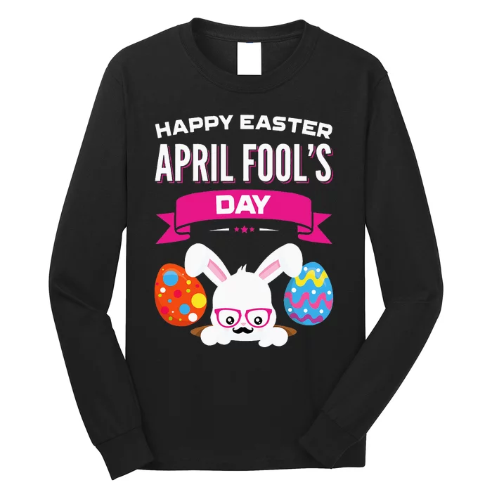 Happy Easter April Fool's Day Gift Easter 2018 Nerdy Long Sleeve Shirt