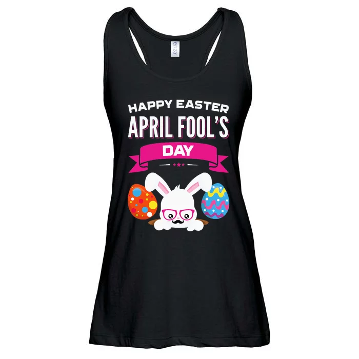 Happy Easter April Fool's Day Gift Easter 2018 Nerdy Ladies Essential Flowy Tank