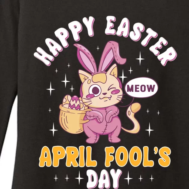 Happy Easter April Fools Day Prank Jokester Holiday Gift Womens CVC Long Sleeve Shirt