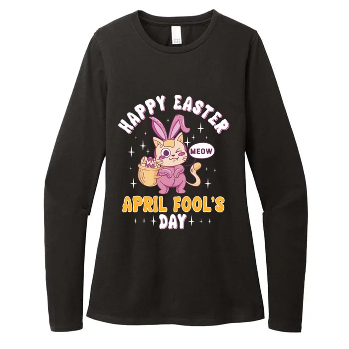 Happy Easter April Fools Day Prank Jokester Holiday Gift Womens CVC Long Sleeve Shirt