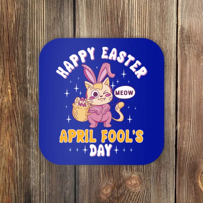 Happy Easter April Fools Day Prank Jokester Holiday Gift Coaster