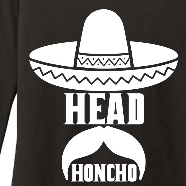 Head Honcho Sombrero Moustache Funny Cinco De Mayo Womens CVC Long Sleeve Shirt