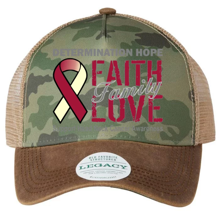 Head Neck Cancer Awareness Legacy Tie Dye Trucker Hat