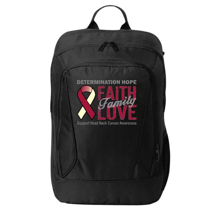 Head Neck Cancer Awareness City Backpack