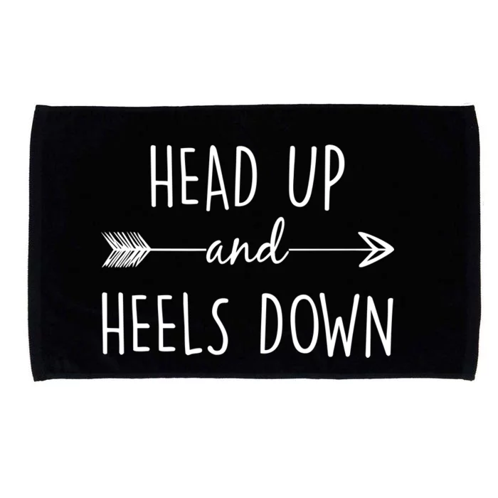 Head Up And Heels Down Microfiber Hand Towel