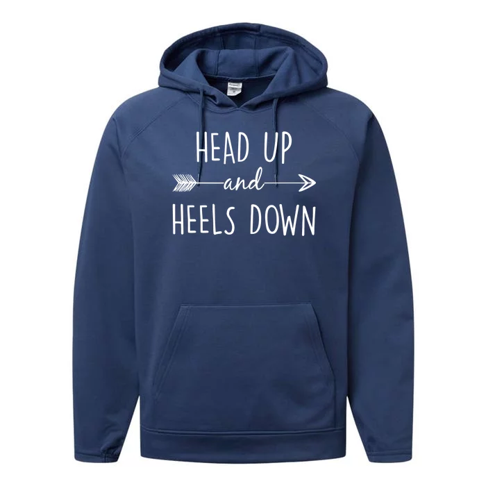 Head Up And Heels Down Performance Fleece Hoodie