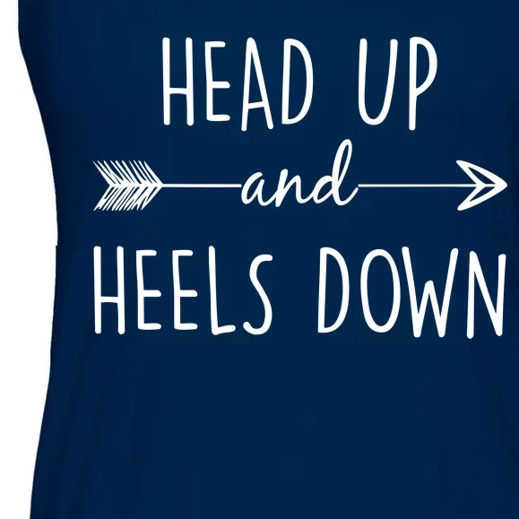 Head Up And Heels Down Ladies Essential Flowy Tank