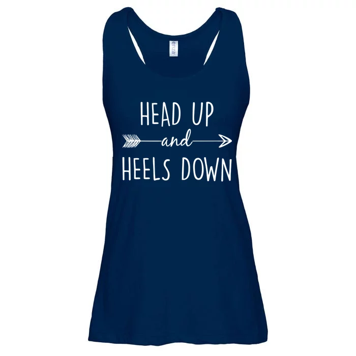 Head Up And Heels Down Ladies Essential Flowy Tank