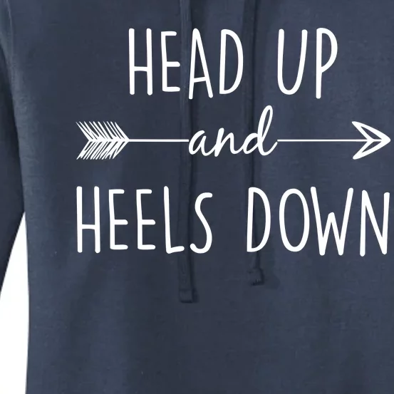 Head Up And Heels Down Women's Pullover Hoodie