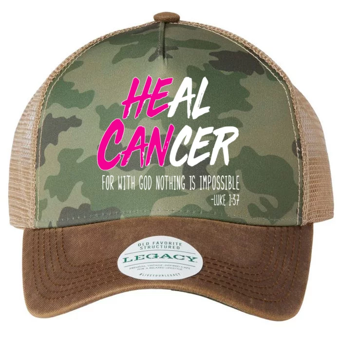 Heal Breast Cancer With God Legacy Tie Dye Trucker Hat