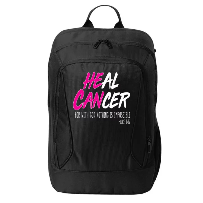 Heal Breast Cancer With God City Backpack