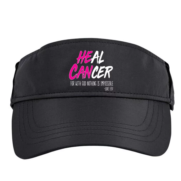 Heal Breast Cancer With God Adult Drive Performance Visor