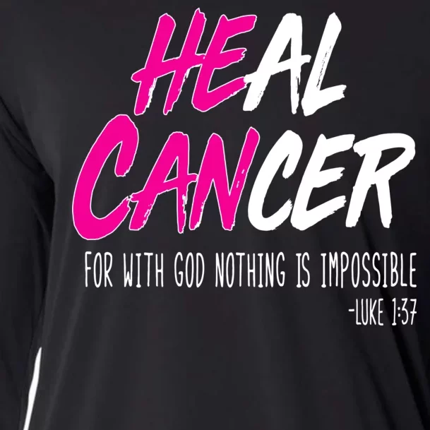 Heal Breast Cancer With God Cooling Performance Long Sleeve Crew