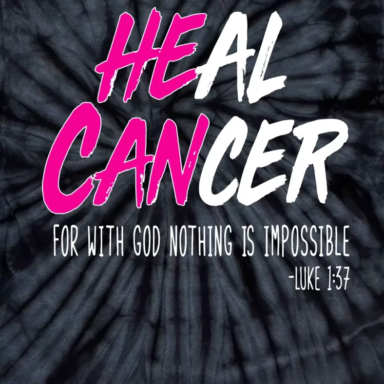 Heal Breast Cancer With God Tie-Dye T-Shirt