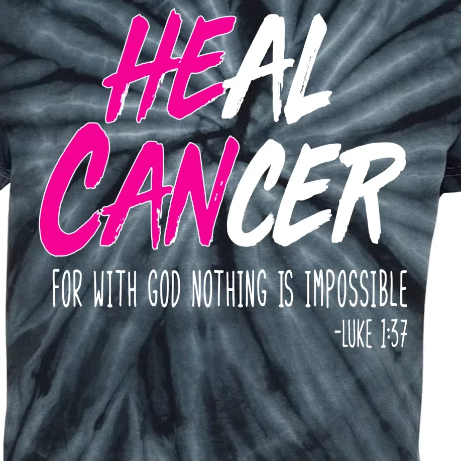 Heal Breast Cancer With God Kids Tie-Dye T-Shirt