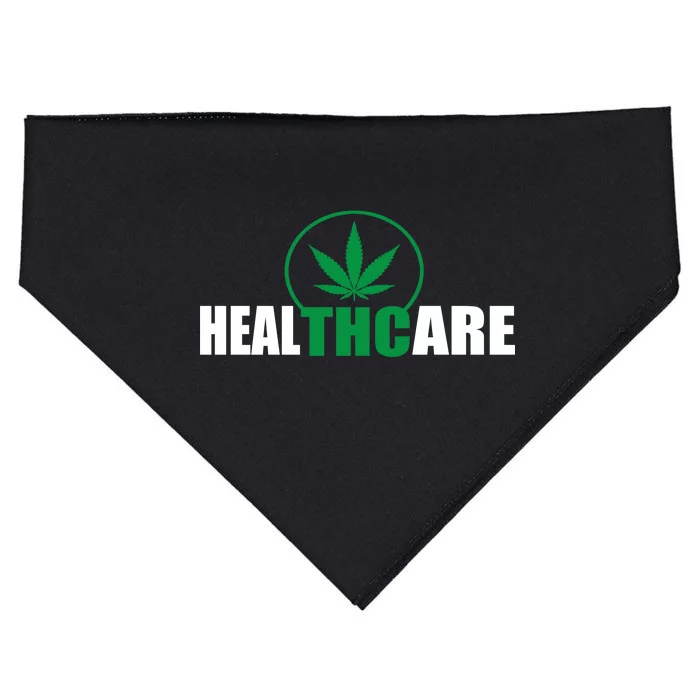 Health Care THC Weed USA-Made Doggie Bandana