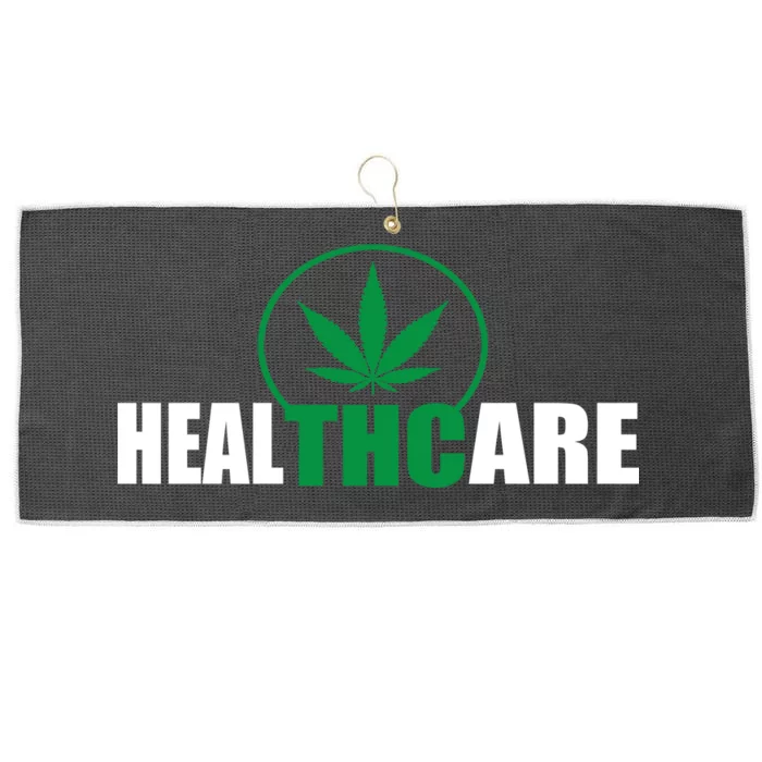 Health Care THC Weed Large Microfiber Waffle Golf Towel