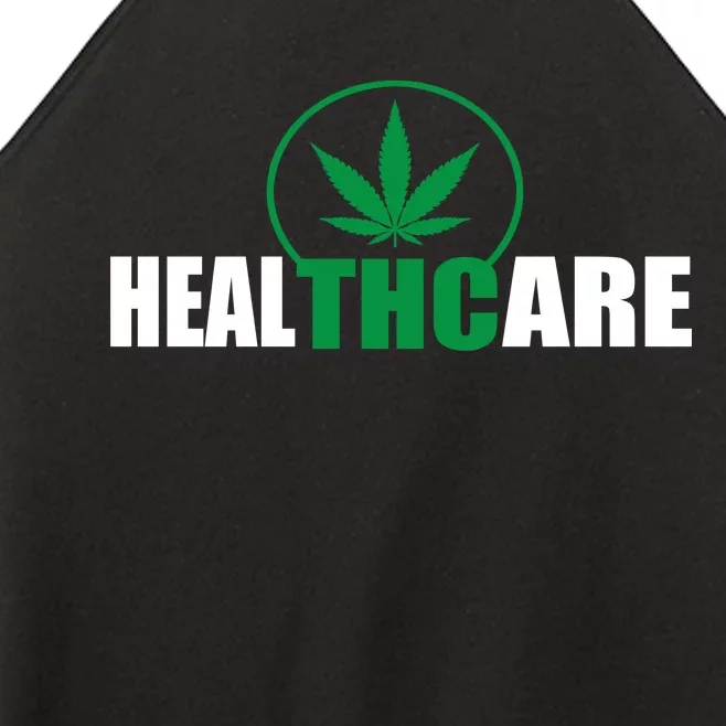 Health Care THC Weed Women’s Perfect Tri Rocker Tank