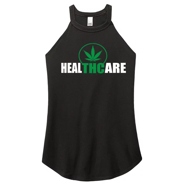 Health Care THC Weed Women’s Perfect Tri Rocker Tank