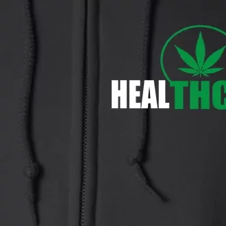 Health Care THC Weed Full Zip Hoodie