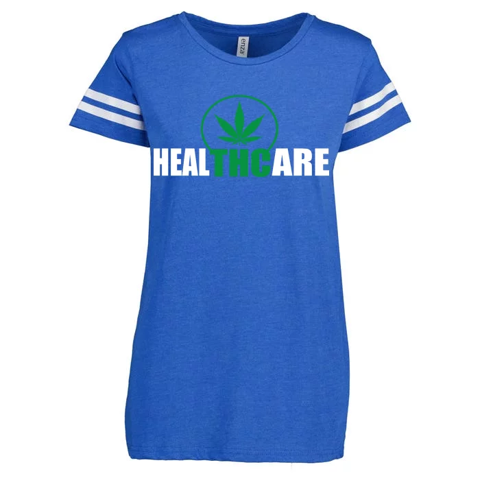 Health Care THC Weed Enza Ladies Jersey Football T-Shirt