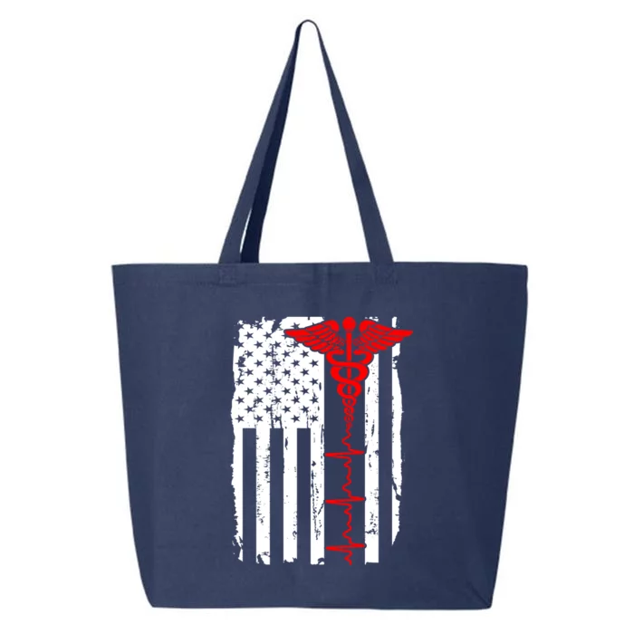 Healthcare Front line US Flag 25L Jumbo Tote