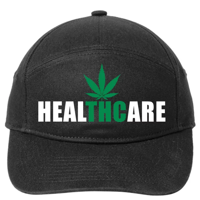 Healthcare Medical Marijuana Weed 7-Panel Snapback Hat